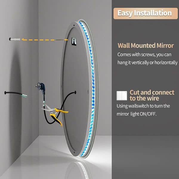 LED MIRROR | CIRCLE ROUND MIRROR 5