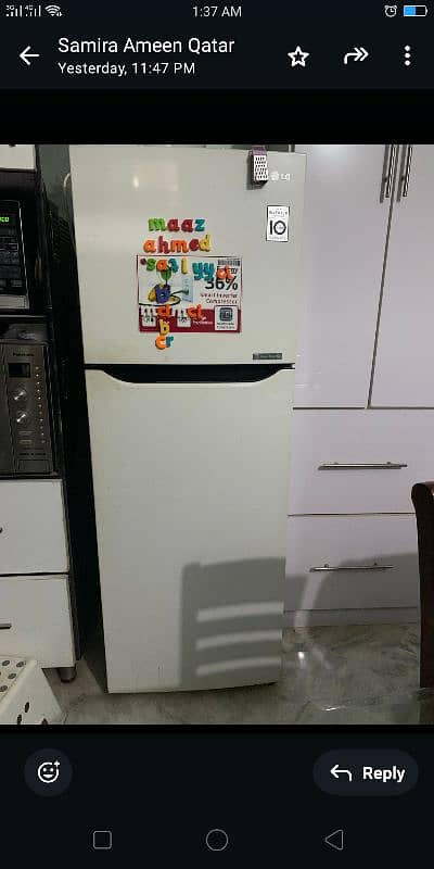 LG Fridge. . . condition 10/10. . . working 10/10 0