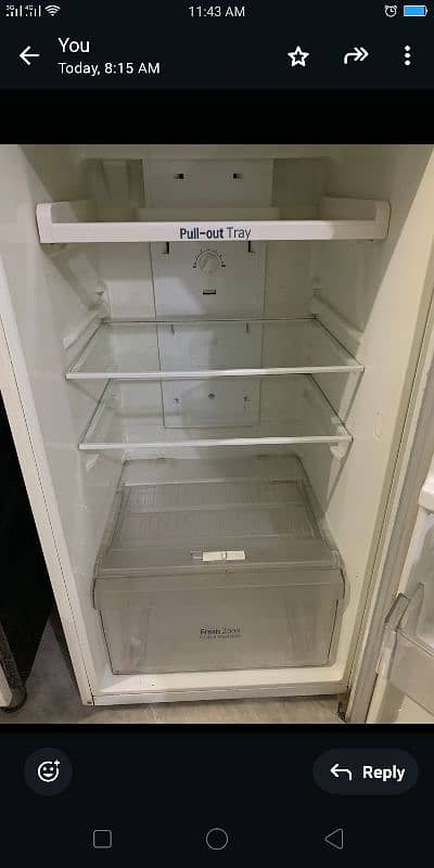 LG Fridge. . . condition 10/10. . . working 10/10 7