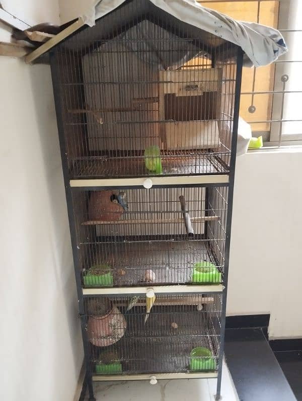 selling parrot cage . . condition 8/10 2