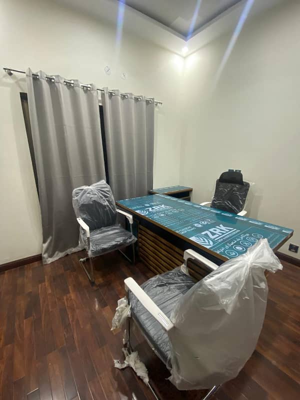 Furnished office for rent in johar town dedicated office near ucp for ( software house+ call centre ) 1