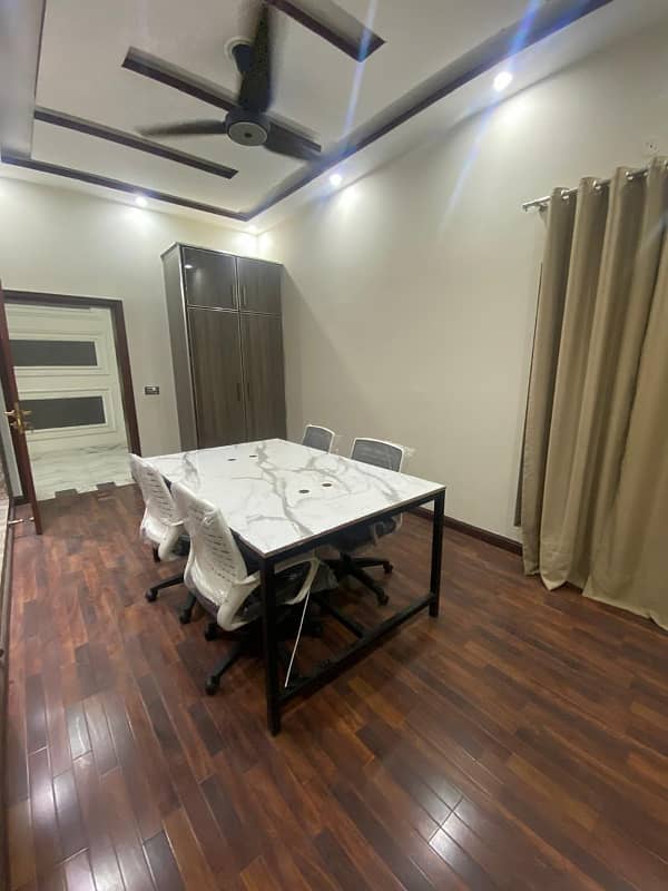 Furnished office for rent in johar town dedicated office near ucp for ( software house+ call centre ) 2