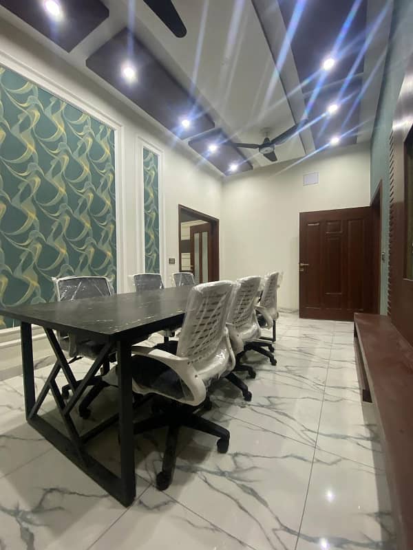 Furnished office for rent in johar town dedicated office near ucp for ( software house+ call centre ) 6