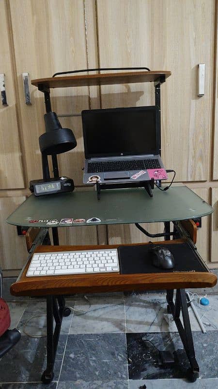 sleek and elegant computer trolley table for study 5