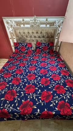 LASANI KING SIZE  BED WITH 10'' MATRESS