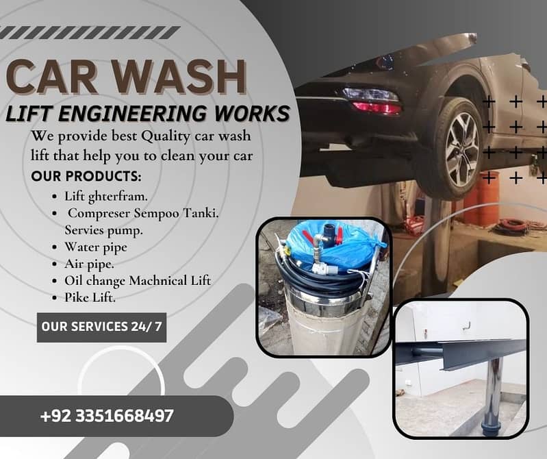 Car Wash Lift(Engineering Works). 0