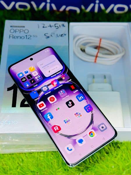 OPPO Reno 12 5G PTA Approved 03409540439Watsapp 1