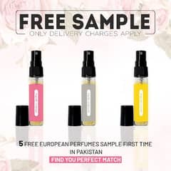 FREE PERFUME TESTERS OF EUROPEAN FRAGRANCE