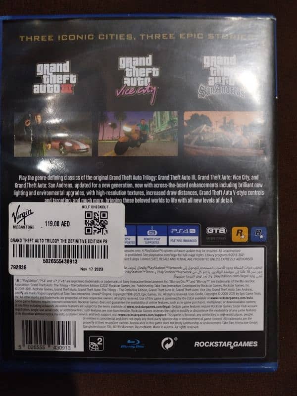 GTA Trilogy Definitive Edition PS4 1