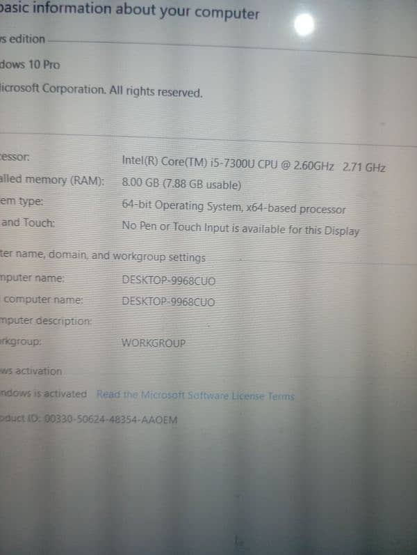 HP i5 7th generation slim urgent needs 7