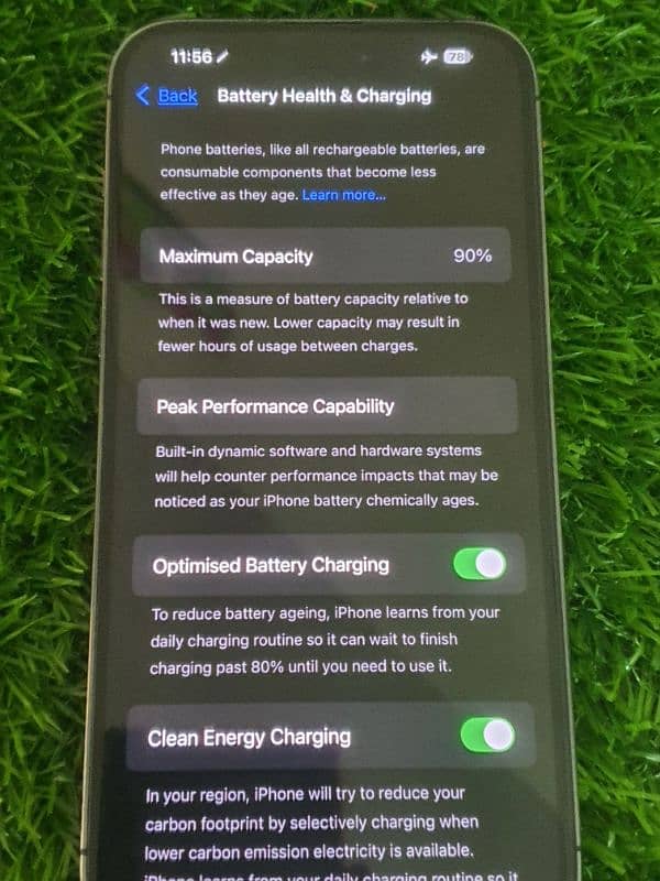 Iphone 14 Pro Max 128 gb 90 health Jv 5