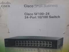 cisco small business sf 100 -24, 24 ports 10/100 switch