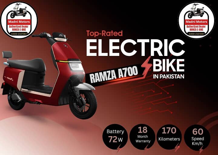 Electric Bike Ramza A700 Commander Evee Metro Scooty 0