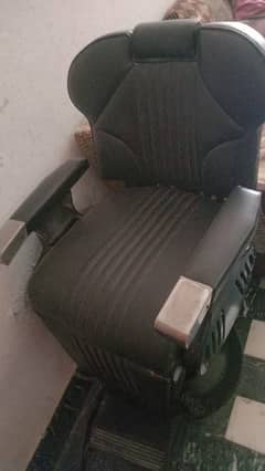 solid iron chair