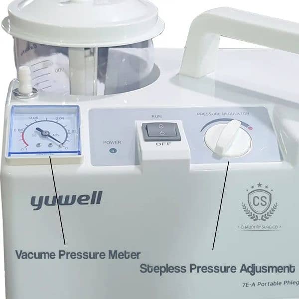 Portable phlegm suction Machine Lifecare / Yuwell 7E- A/B/D - New 3