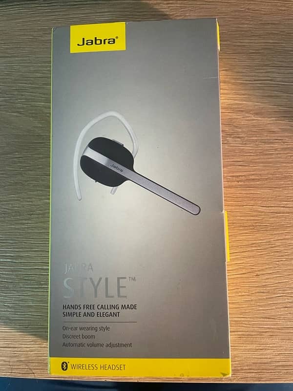 Jabra Style Bluetooth Headset 1