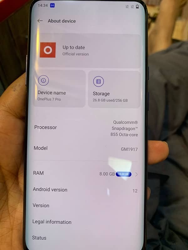 One plus 7 Pro 8/256 6