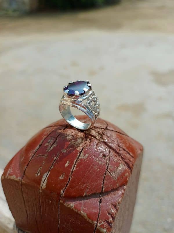 Chandi Ring with zircon stone 1