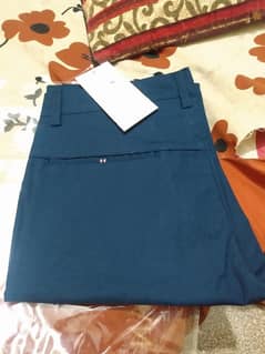 brand new cotton pent dark blue color