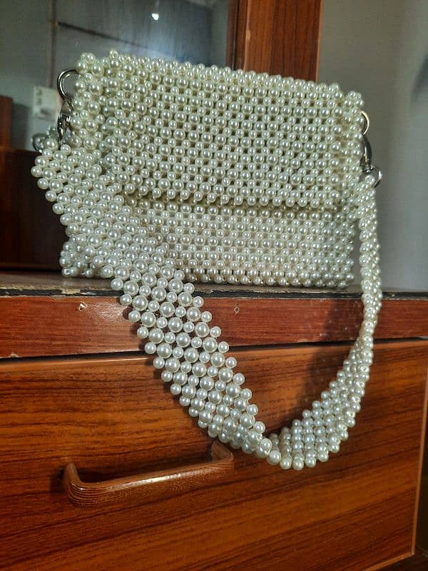 super high quality hand made pearl beaded bags. . . 2