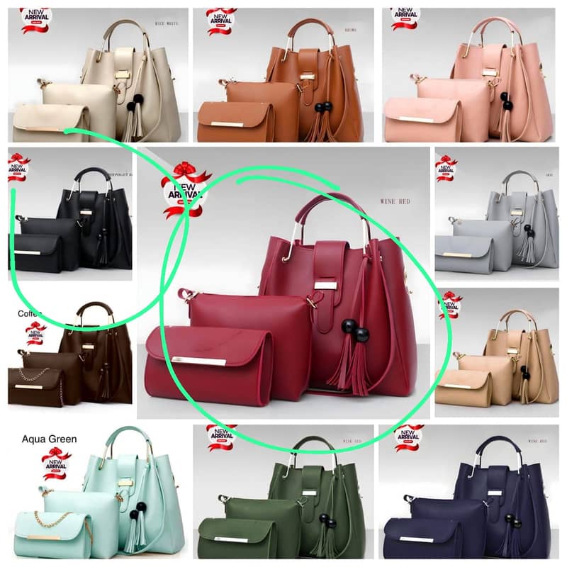 New Arrival Ladies Handbags With Long Shoulder & Stylish Designs Ladie 0