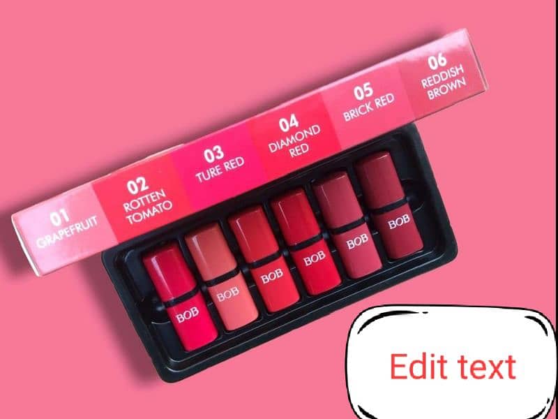 6 in 1 Lipstick set 2