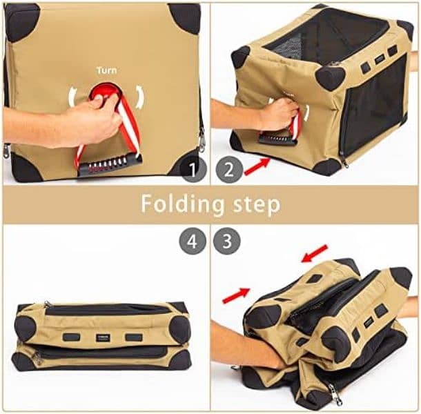 Foldable dog carrier 6