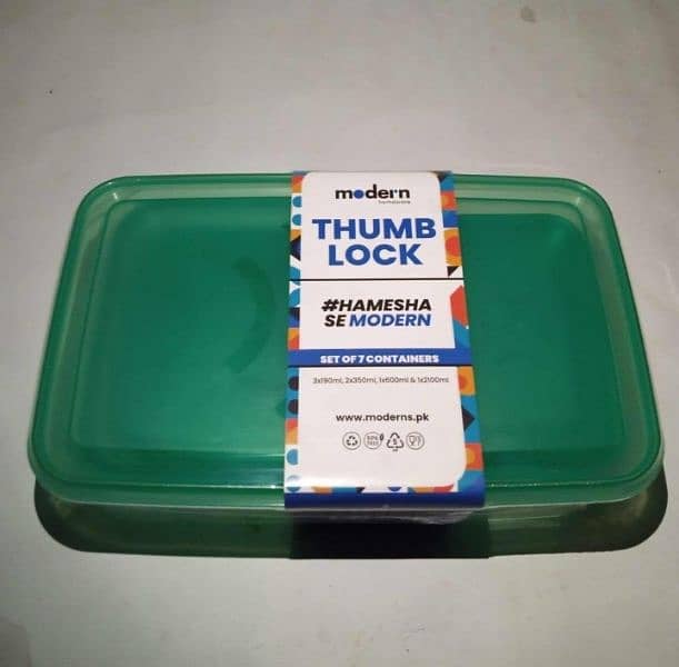 Food storage box container pack of 7 0