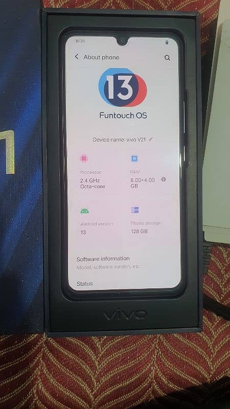 Vivo V21 12/128gb Officiall Pta Geniun 1