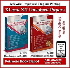 XI & XII Commerce Unsolved Papers