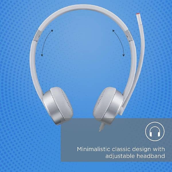 Lenovo 100 Stereo Analog Headset, 3.5mm, 180° Boom Microphone 0