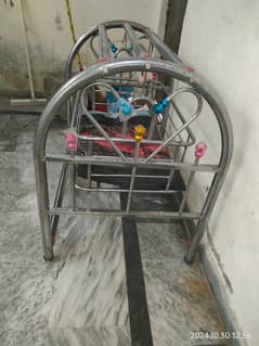 Swing-Jhola for Kids Chrome/Tin Coated Plating