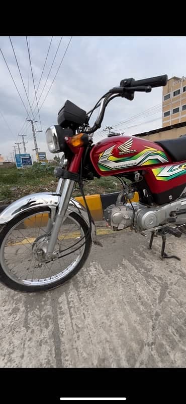 Honda CD70 2023 model All punjab number 0