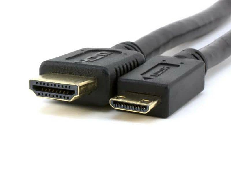 HDMI to mini HDMI cable 6fts length 2pcs (RS. 1200) 0