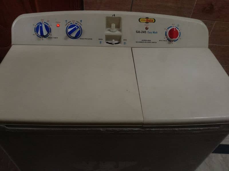 super Asia 10 kgs  with dryer twin tub 0