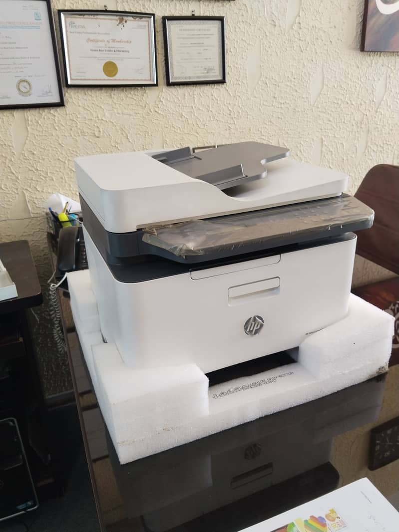 HP Color Laser MFP 179FNW Printer (Just Brand New) 1