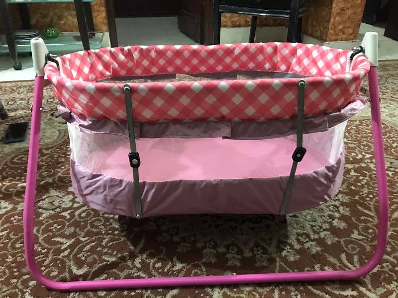 baby swing+cot with box 3