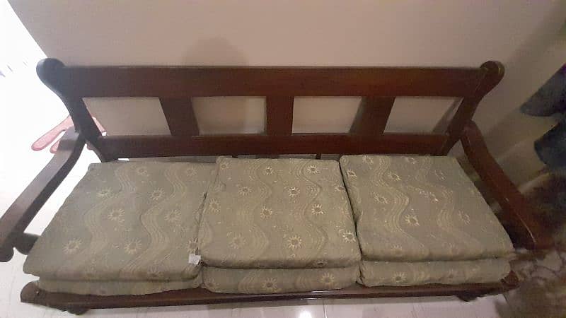 5 seater wooden sofa 1