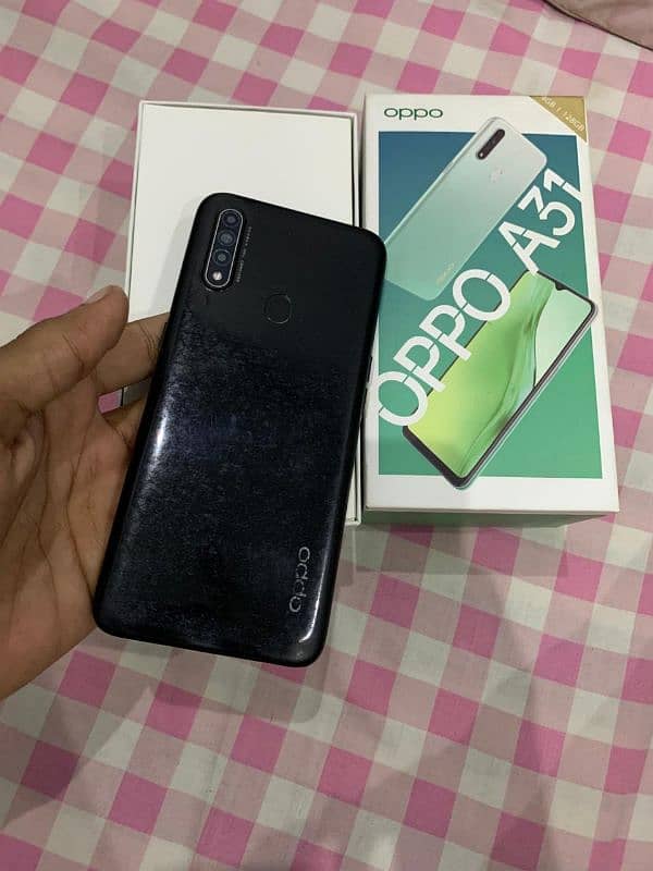 oppo A31   4&128 condition 10/8dual pta approved 0