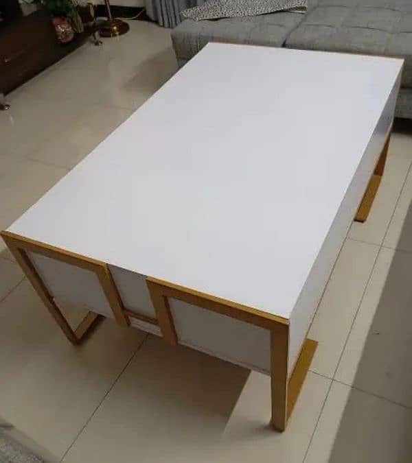 Center table/ wooden table / sofa table/ metel base table 6