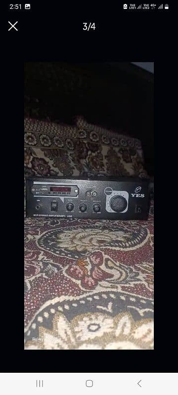 sony 2 speaker 6 inch with amplifier 2