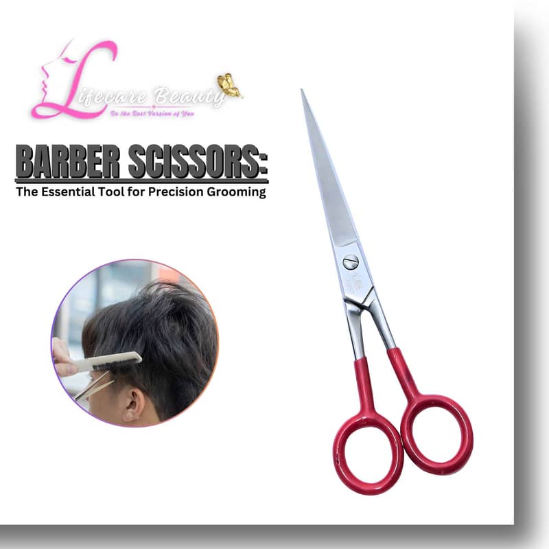 Professional Barber Scissors - Stainless Steel, Rust-Proof, Long-Last 1