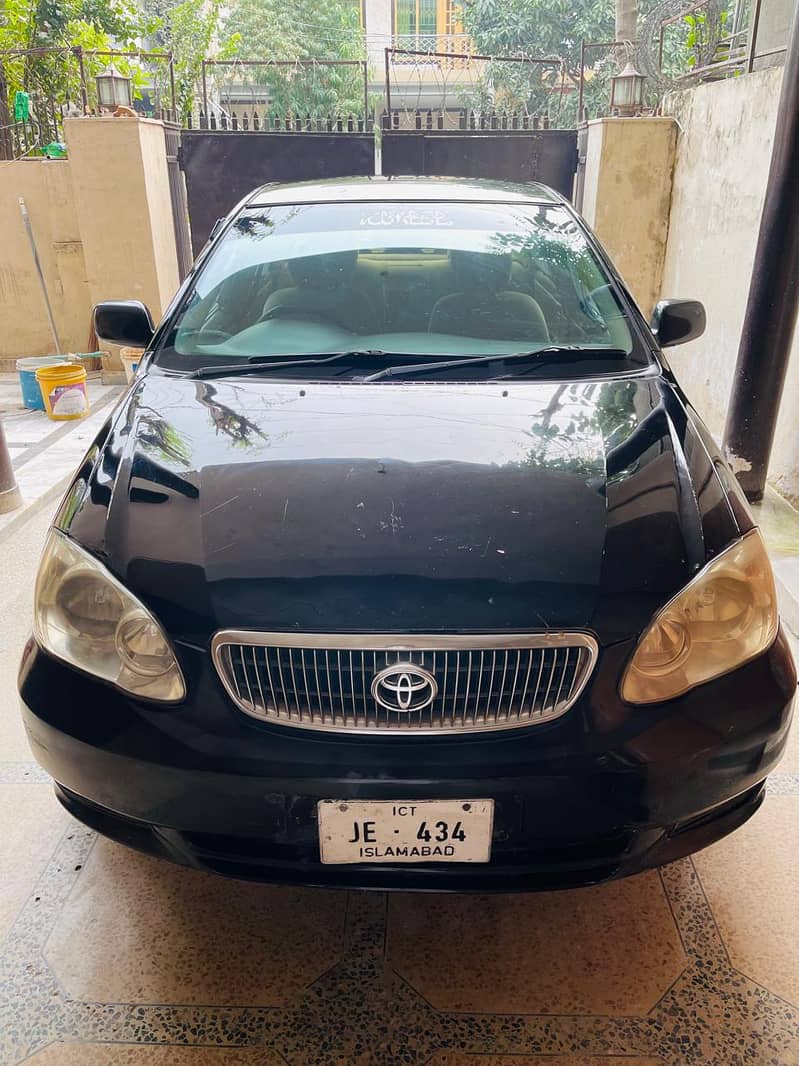 Toyota Corolla GLI 2005 Islamabad reg 0