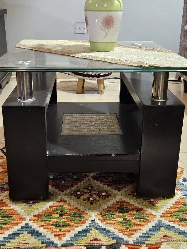 Glass Top Twin Coffee Tables/Side Tables 3