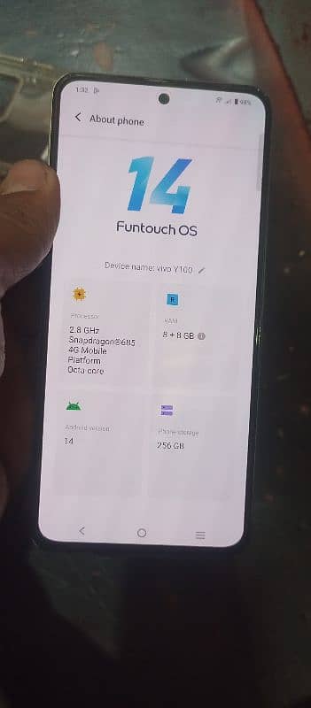 Vivo Y100 8+8/256 Gb 1