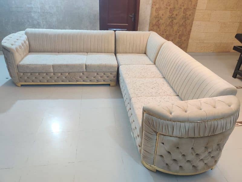 7 seater L shape sofa 1