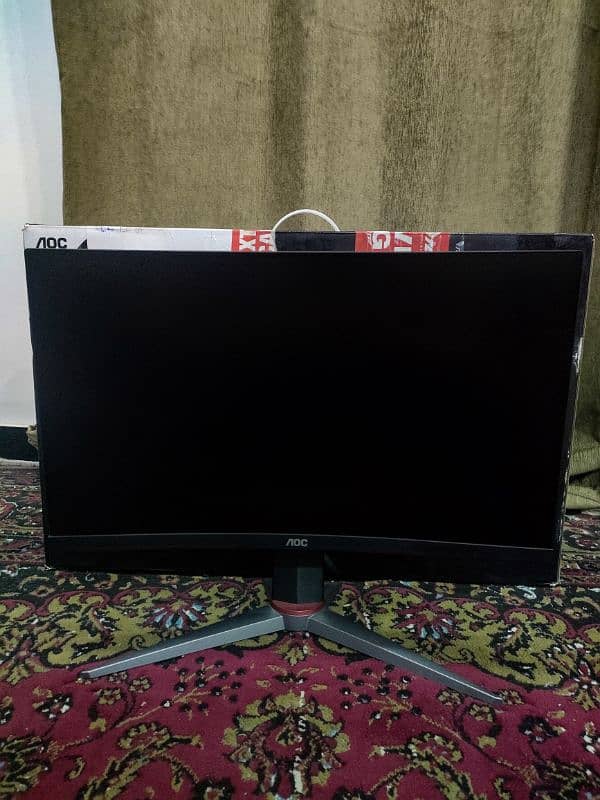 Curved Gaming Monitor Aoc C24G2 In 10/10 Condition 0