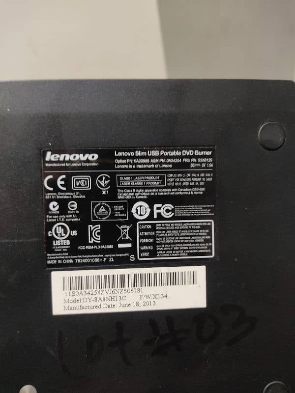 Lenovo Portable DVD Burner 3