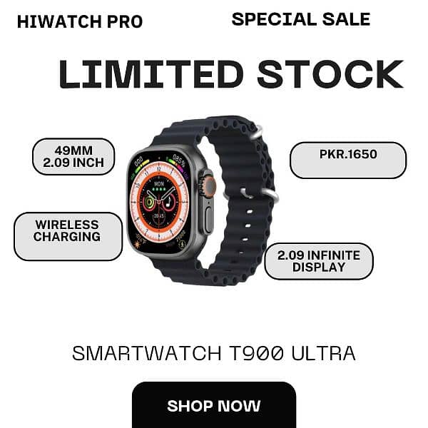 T900 Ultra Smart Watch Bluetooth Call Sleeping Monitoring Smart. . . 0