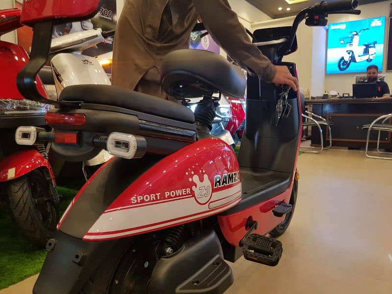 New Asia Electric Scooty Z3 Model 2024 New Zero Meter 8